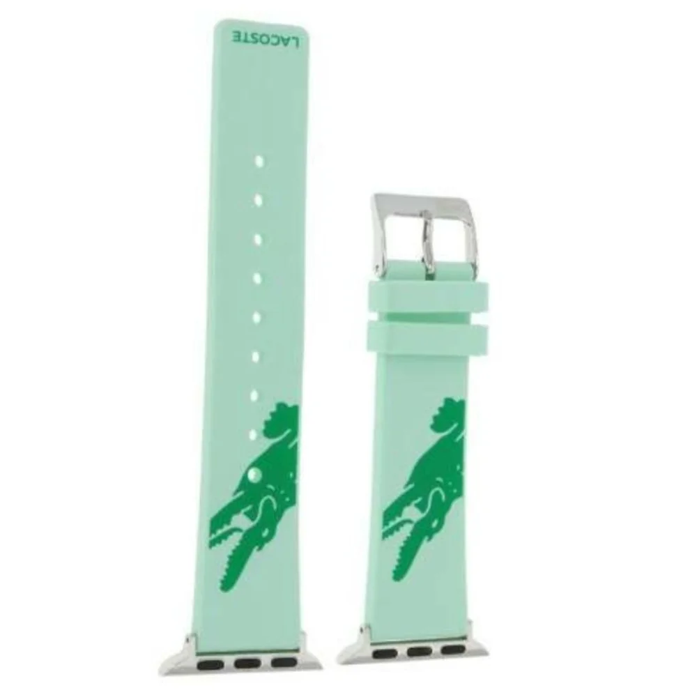 Lacoste Apple Watch Strap (38/40mm) Crocodile Print Silicone